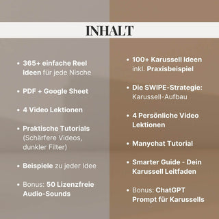 Reel & Karussell Ideen Bundle